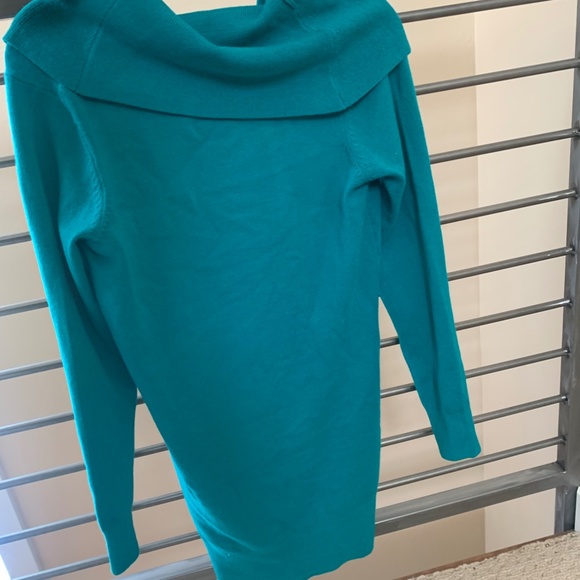 Ladies cowl neck tunic sweater dress - Picture 6 of 9